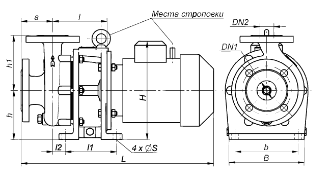 Кмн 125 100 160. КМН-125-100-160 чертеж. Габариты насоса км 100-80-160. Насос КМН 125-100-160. Электронасос консольный моноблочный км 40-32-180.